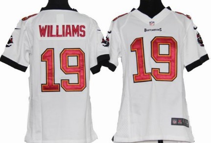 Nike White youths Tampa Bay Buccaneers 19 Mike Williams Game Jersey